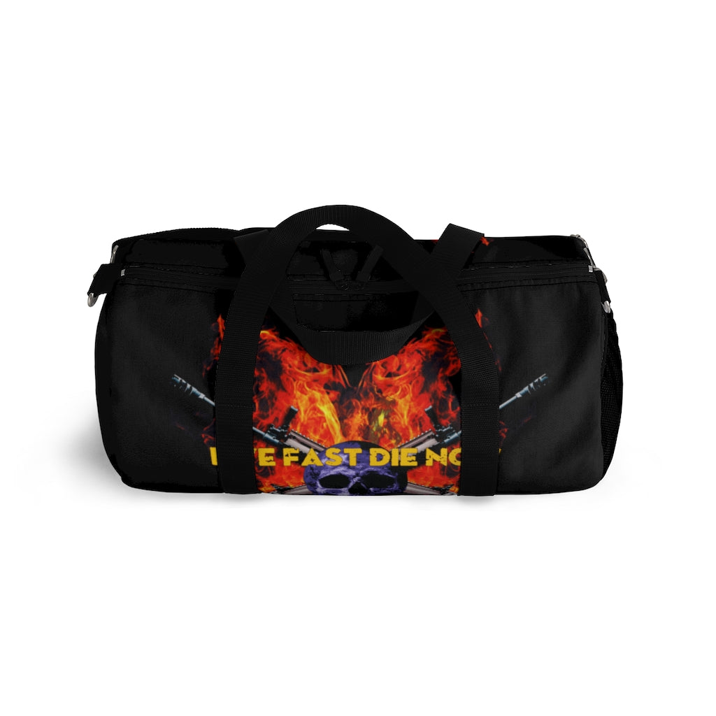 Live Fast Die Now Duffel Bag