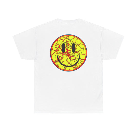 Jagged See You Soon T-shirt, Red & Orange