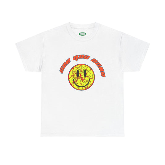 Jagged See You Soon T-shirt, Red & Orange