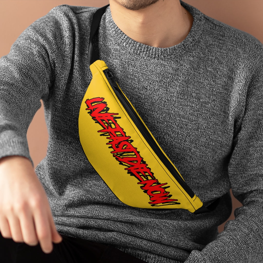 LIVE FAST DIE NOW - Yellow Fanny Pack