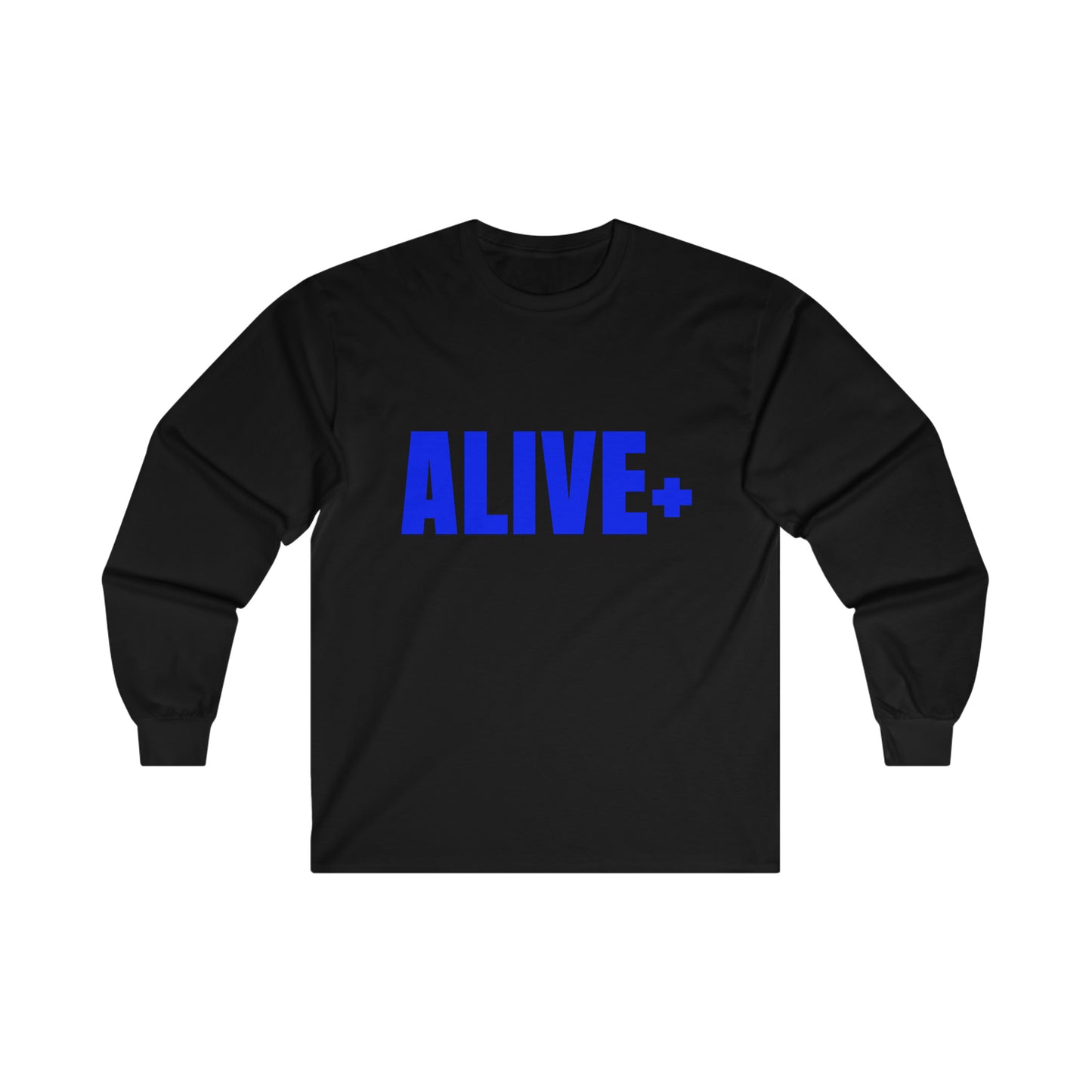 ALIVE+ Long Sleeve Tee, Blue