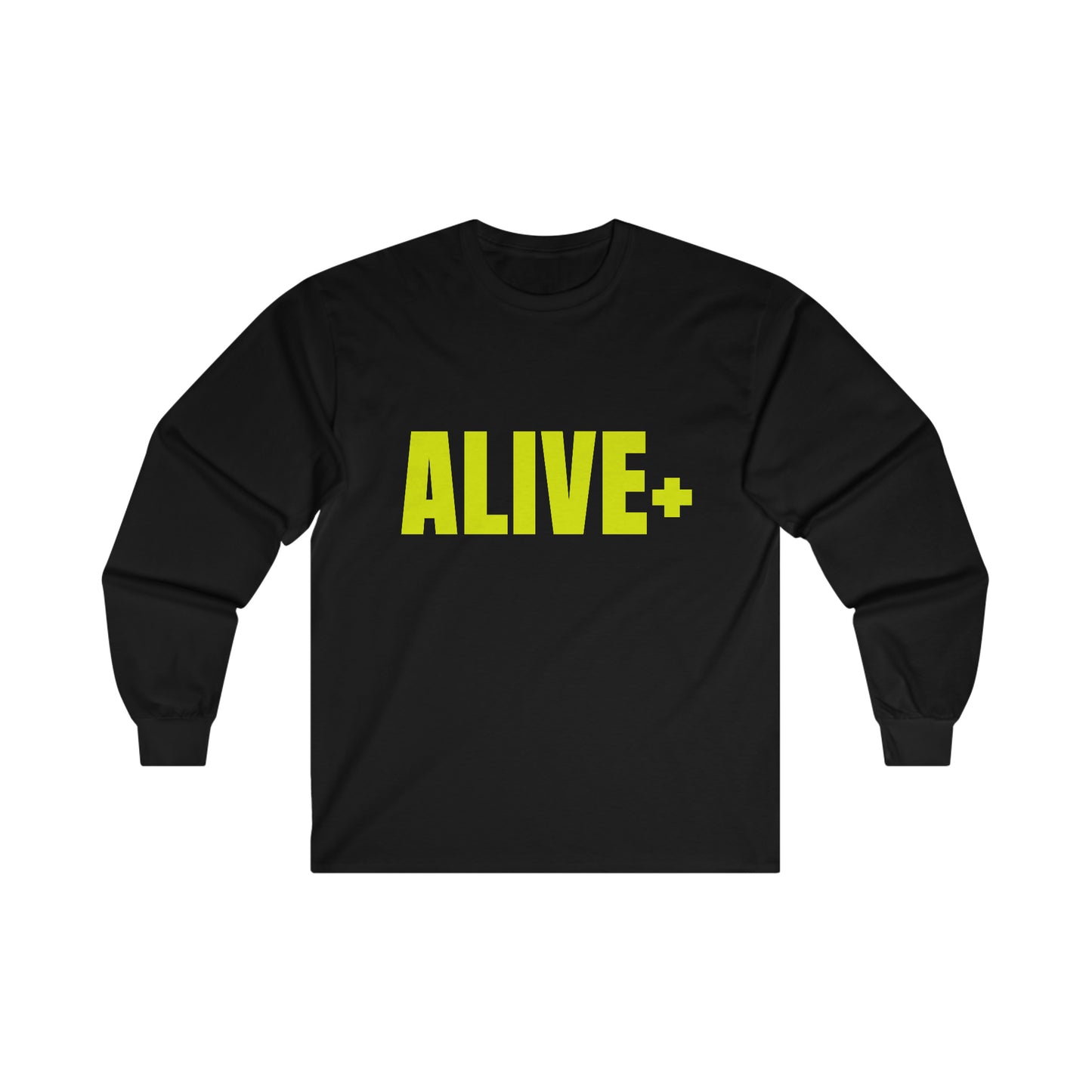 ALIVE+ Long Sleeve Tee, Yellow