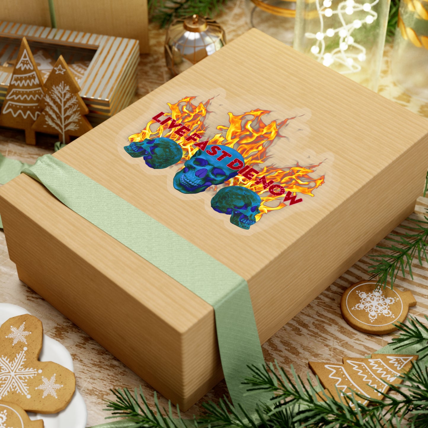 3 Wiseman from Hell Kiss-Cut Sticker