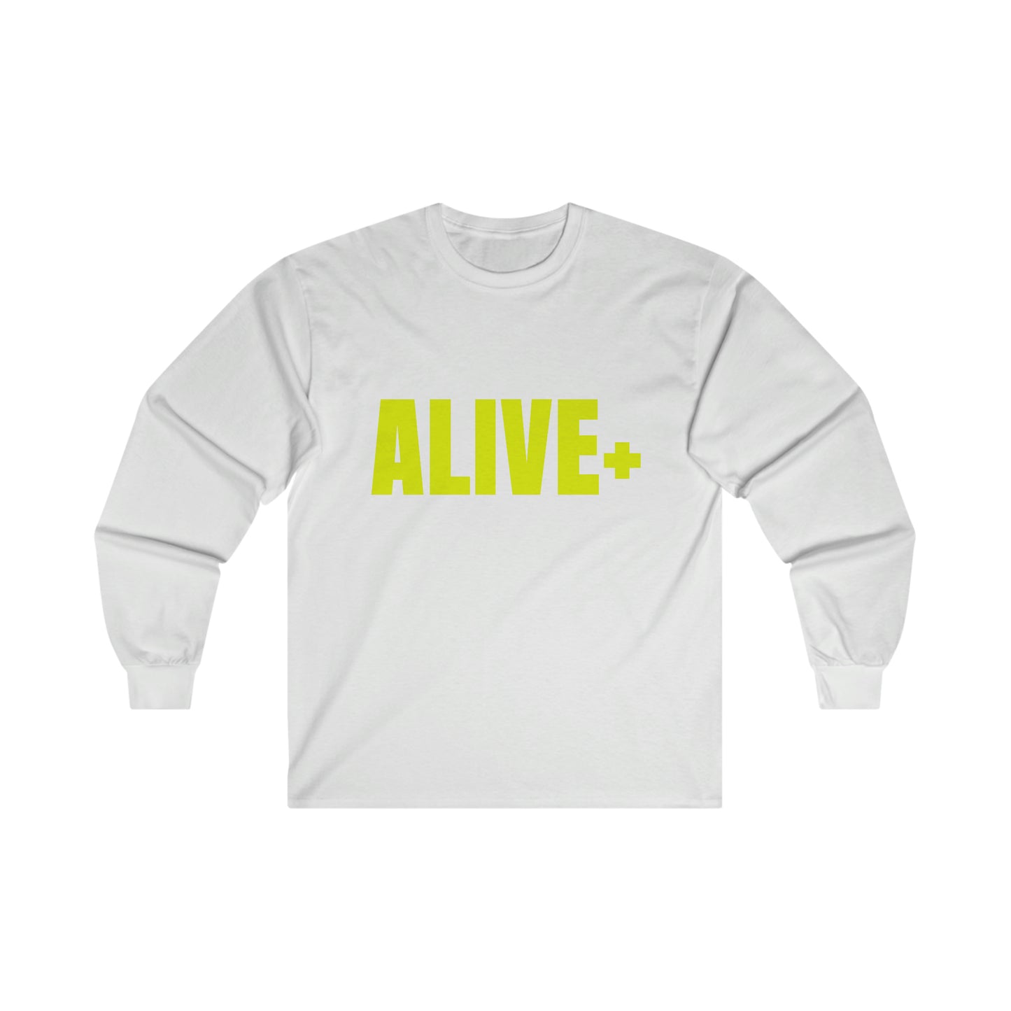 ALIVE+ Long Sleeve Tee, Yellow