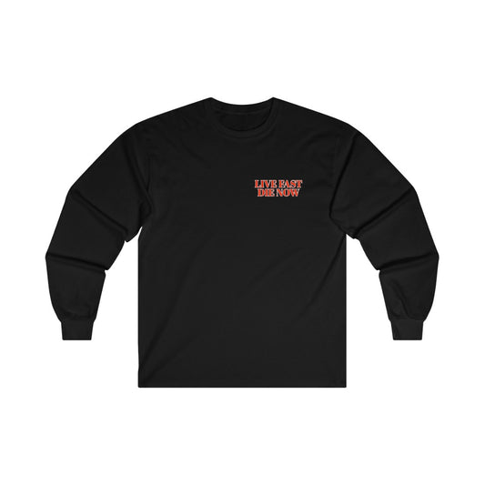 Live Fast Die Now Bull of Death Long Sleeve Tee