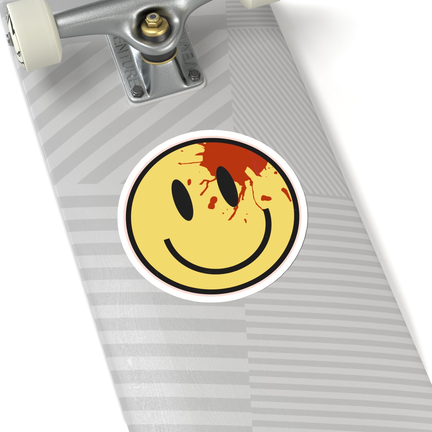 See You Soon Happy Face Kiss-Cut Sticker