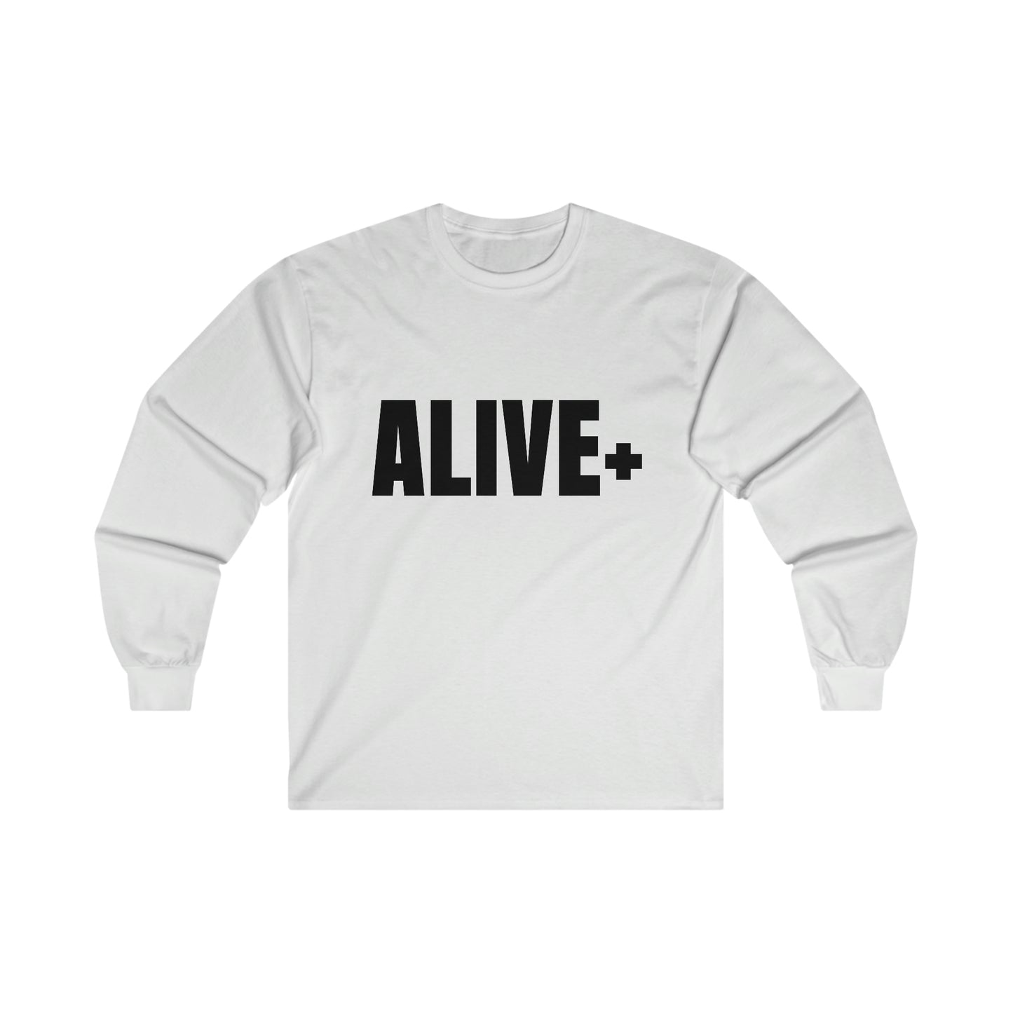 ALIVE+ Long Sleeve Tee, White