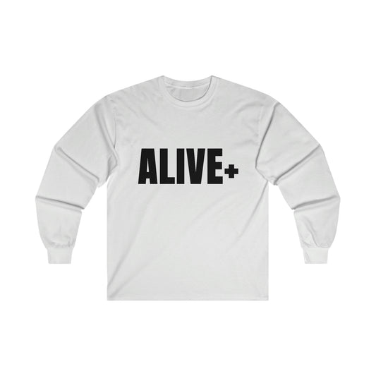 ALIVE+ Long Sleeve Tee, White