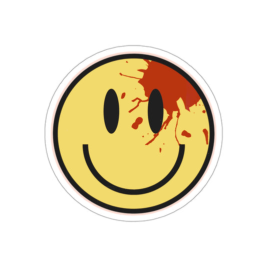 See You Soon Happy Face Kiss-Cut Sticker