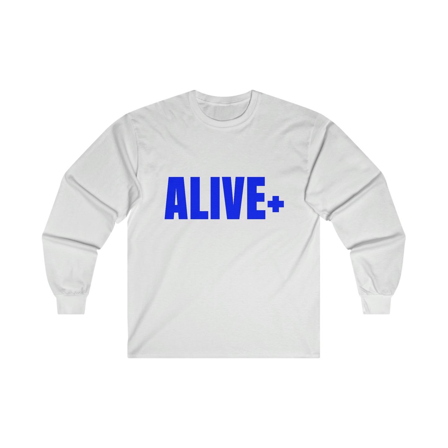 ALIVE+ Long Sleeve Tee, Blue
