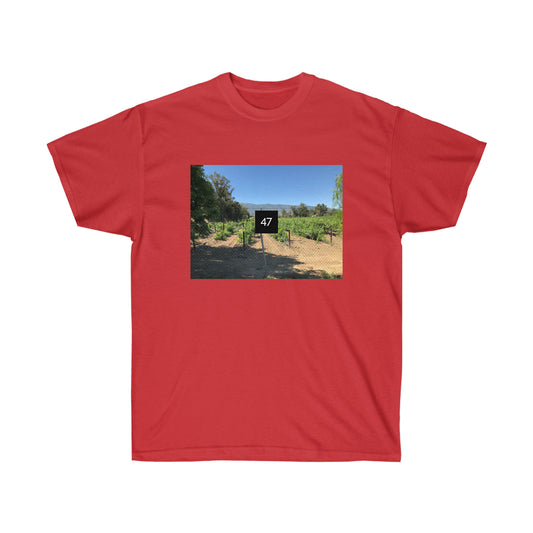 Grape Vineyard Tee, Red