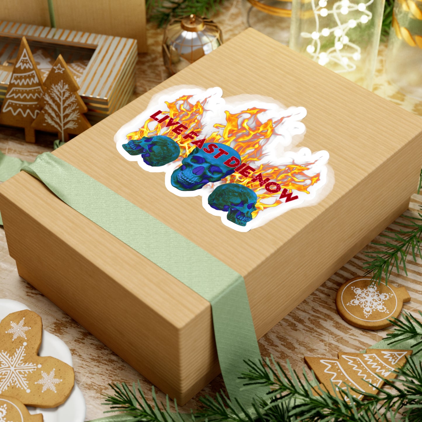 3 Wiseman from Hell Kiss-Cut Sticker