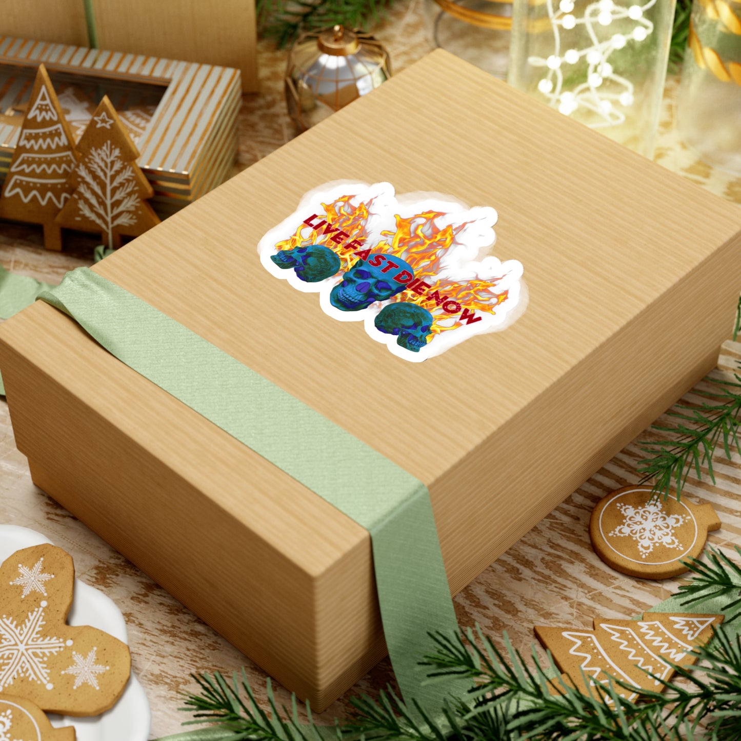 3 Wiseman from Hell Kiss-Cut Sticker