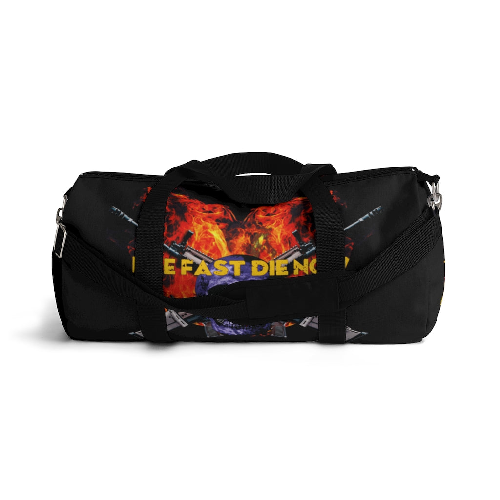 Live Fast Die Now Duffel Bag
