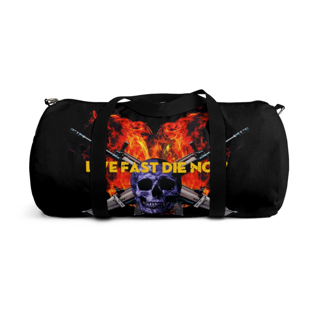 Live Fast Die Now Duffel Bag