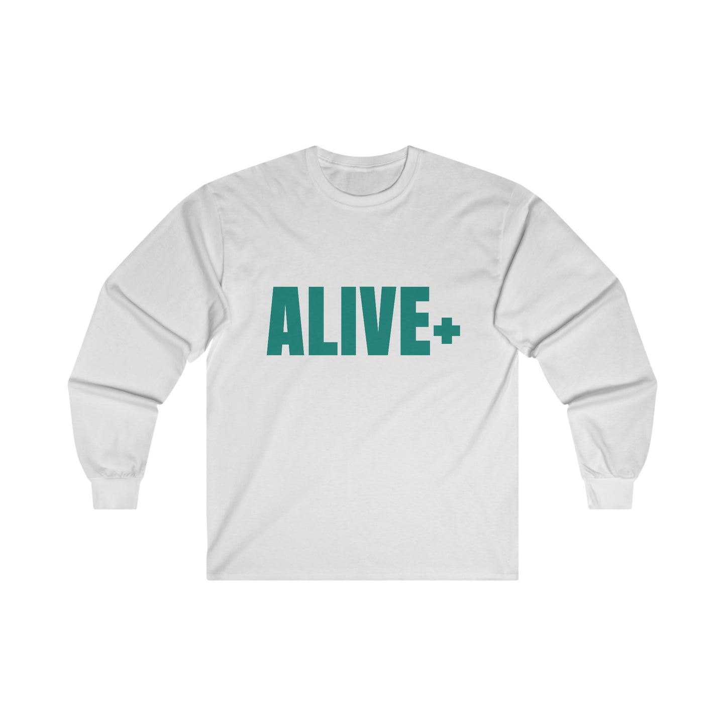 ALIVE+ Long Sleeve Tee, Teal