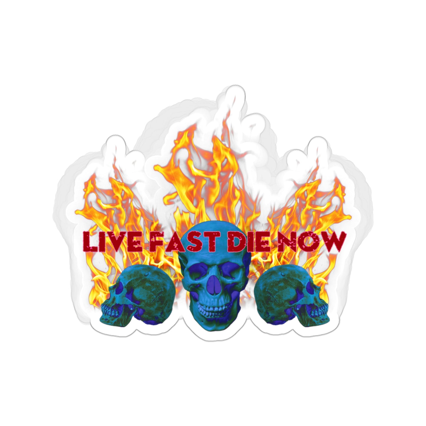 3 Wiseman from Hell Kiss-Cut Sticker