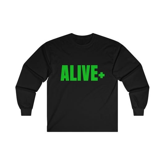 ALIVE+ Long Sleeve Tee, Green