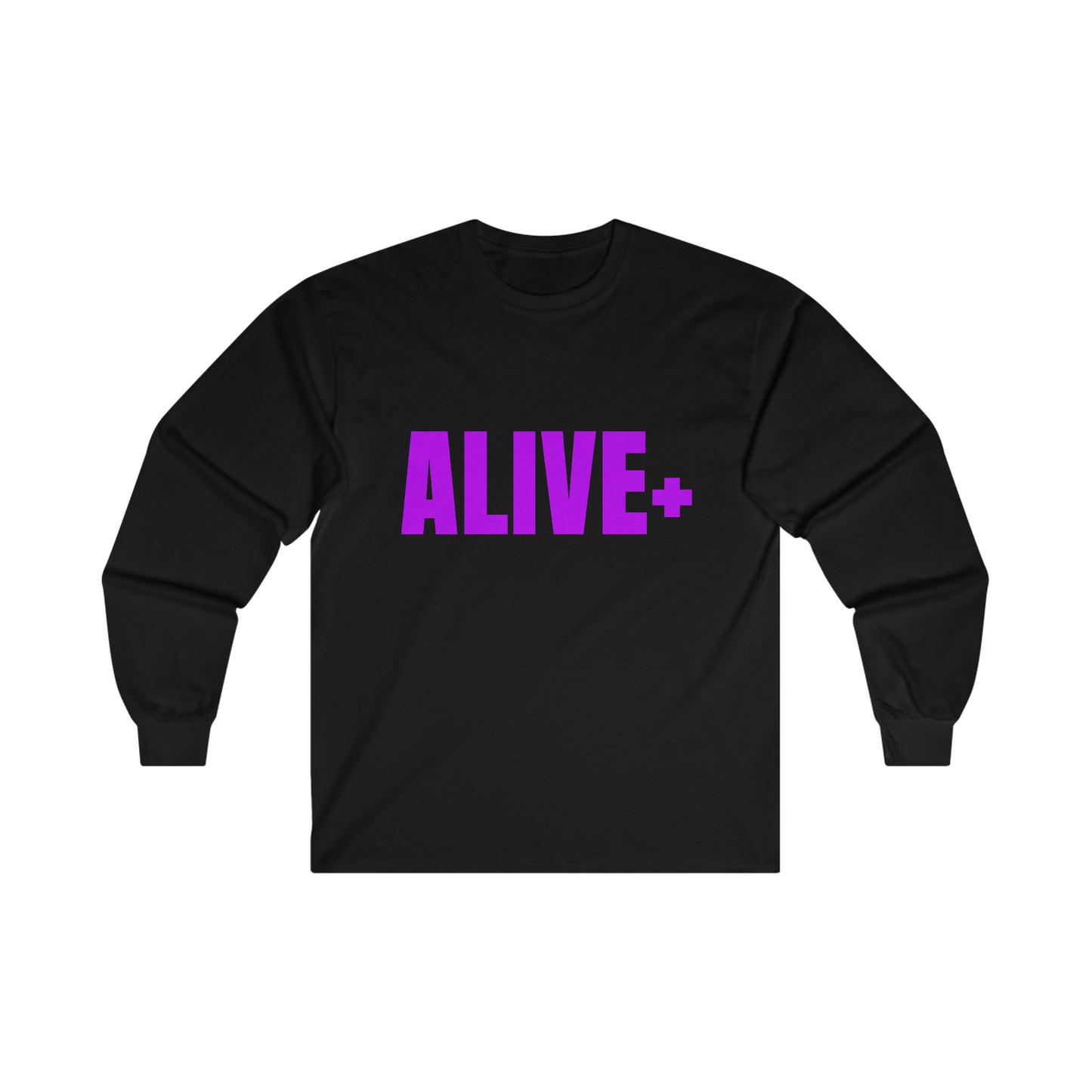 ALIVE+ Long Sleeve Tee, Purple