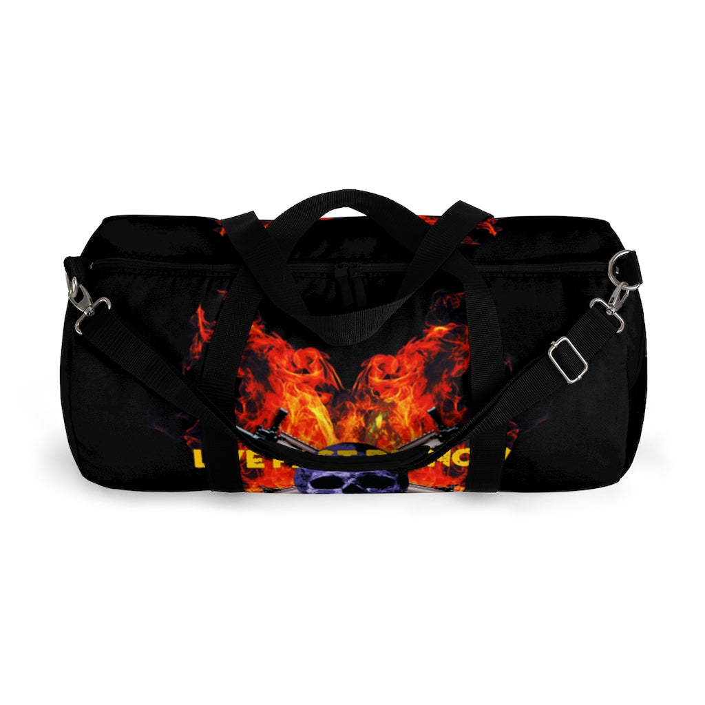 Live Fast Die Now Duffel Bag