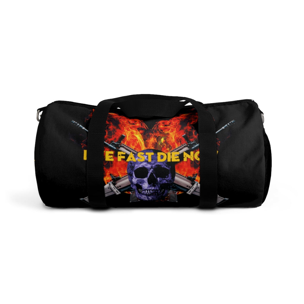 Live Fast Die Now Duffel Bag