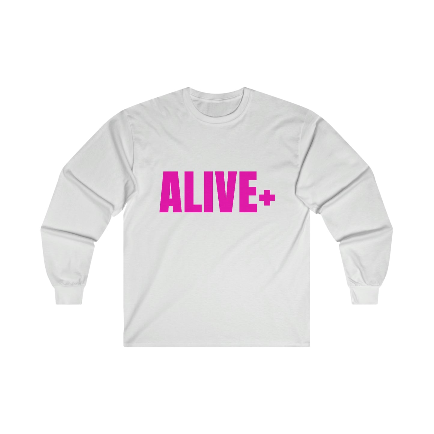 ALIVE+ Long Sleeve Tee, Pink