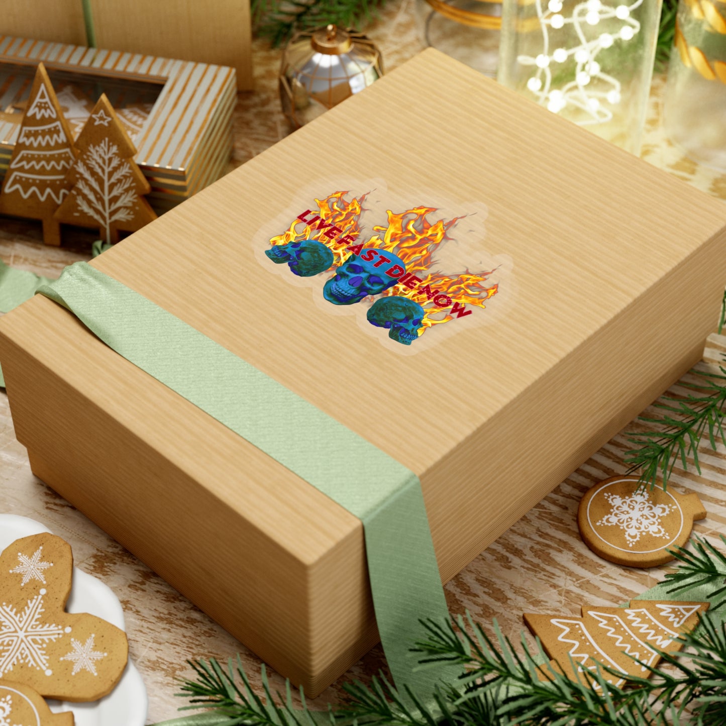 3 Wiseman from Hell Kiss-Cut Sticker